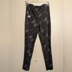 Kappa Womens Black Leggings Size Xs Pre-owned